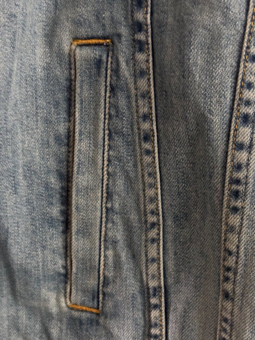 MICHAEL Michael Kors Light Vintage Wash Denim Jacket NWT Sz M Timeless Classic - Picture 14 of 15
